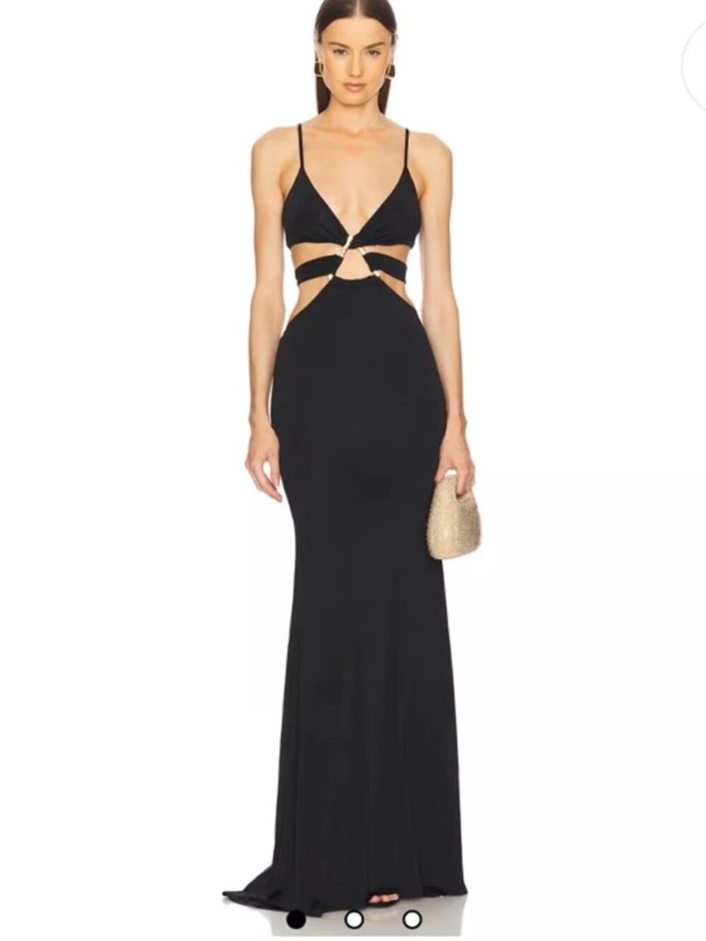 REVOLVE Milan Gown in Black x Michael Costello US Size Medium